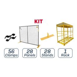 6’x 7.5’ Fence Panel Kits | Powder Coated