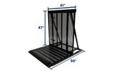 Concert Barricade | Hinged Gate | Black