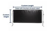 Solid Color Barricade Cover | Universal Fit | Vinyl 100%