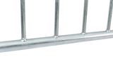 6.5 ft Metal Barricade Bundle and Transportation Cart 