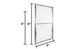 Modular Chain-Link Fence Panels