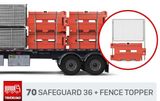 SafeGuard 36 + Fence Topper | Water Barricades Truckload