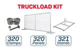 6’ x 12’ Economy Chain-Link Temporary Fence | Truckload