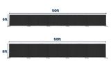 Privacy Fence Screen with Logo | 90% Blockage