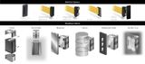 13'L Retractable Double Belt Barrier | Wall Mounted