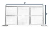 Versa Chain-Link Fence with Gate