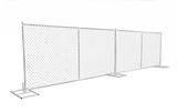 6’ x 12’ Economy Chain-Link Temporary Fence | Truckload