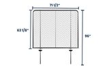 Yodock® Fence Topper | Chain-Link Topper