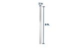 2 in. Dia. x 8 ft. Fence Pipe
