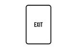 Exit Sign | Size Options
