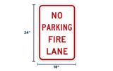 Fire Lane No Parking Sign | R7-200