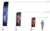 Custom Rectangular Flags | Multiple Sizes