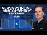 6’ x 12’ Chain-Link Temporary Fence Panel | Versa