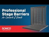 Concert Barricade | Hinged Gate | Black