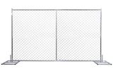 6' x 10' Inline Chain Link Fence Panel