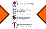 Speed Limit Roll-Up Sign | MUTCD W3-5