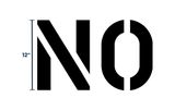 12” Numbers and Letters | Marking Stencil