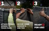 5 ft Privacy Screen | Fence Topper Privacy Screen