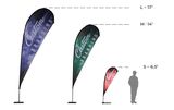 Custom Teardrop Flags | Multiple Sizes