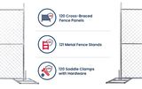 Temporary Fence Panel Bundle | Multiple Panel Sizes