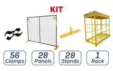 6’x 7.5’ Fence Panel Kits | Powder Coated