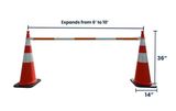 36" Traffic Cone and Cone Bar Bundle