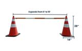 28" Traffic Cone and Cone Bar Bundle