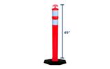 42" Arrow Top Delineator and Cone Bar Bundle