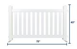 White Vinyl Fence