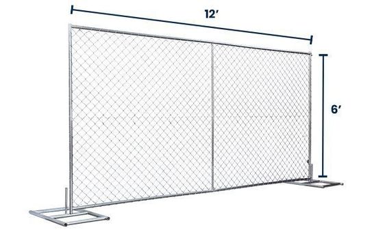 6’x12’ Chain-Link Temporary Fence | Inline