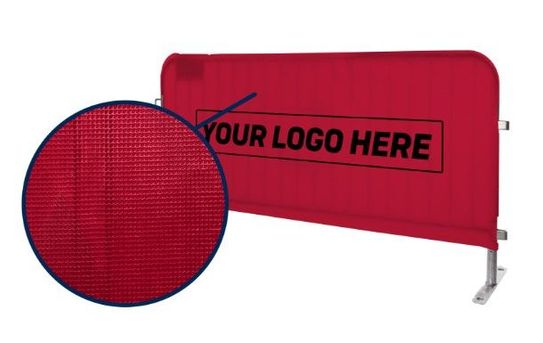 Logo Printed Barricade Cover | Vinyl 80%