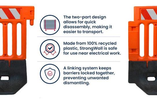 StrongWall Plastic Construction Barrier