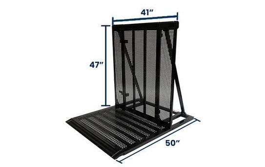 Concert Barricade | Hinged Gate | Black