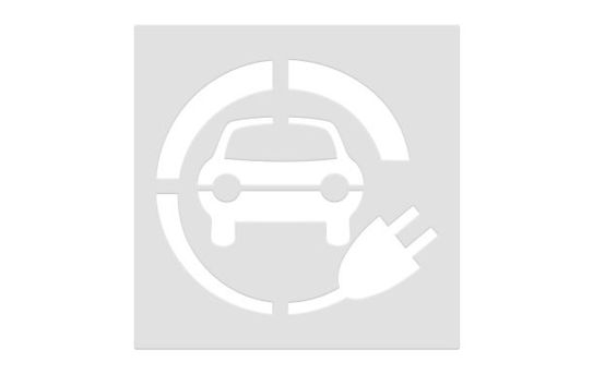 Electric Vehicle Charging Station | Marking Stencil