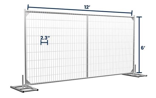6’ x 12’ Welded Mesh Temporary Fence Panel | Versa