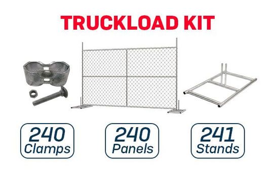 6' x 10' Chain-Link Temporary Fence | Versa  | Truckload