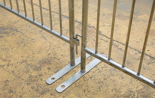 8 ft Metal Barricade | Feet Options | Hot Dip Galvanized