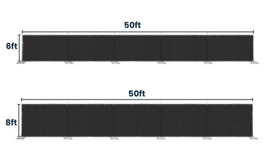 Privacy Fence Screen with Logo | 90% Blockage