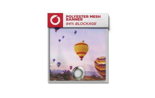 Custom Polyester Banner | 94% Blockage