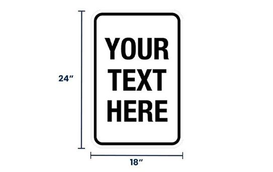 Aluminum Custom Signs | Size Options