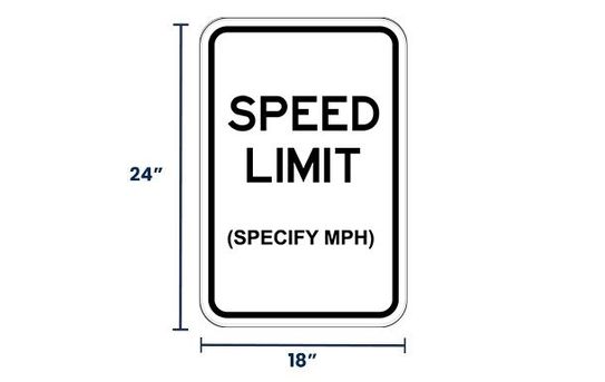 Speed Limit Sign | R2-1 | Custom MPH