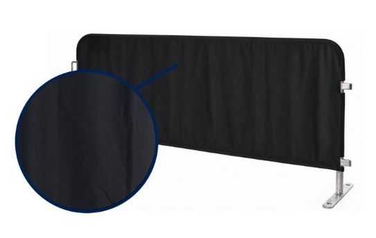 Solid Color Barricade Cover | Custom Fit | Polyester 94%