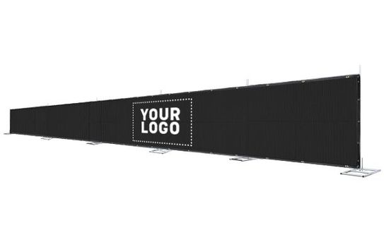 Privacy Fence Screen with Logo | 90% Blockage