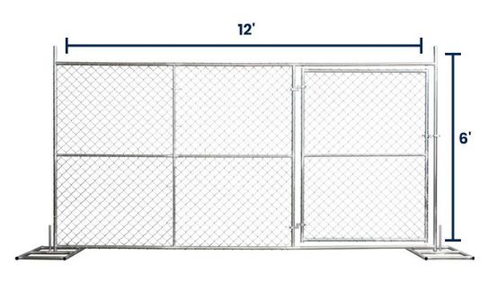 Versa Chain-Link Fence with Gate