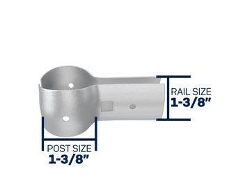 Chain Link End Rail Clamp-front-ss-p