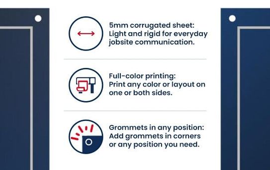 Custom Coroplast Signs | Corrugated Plastic