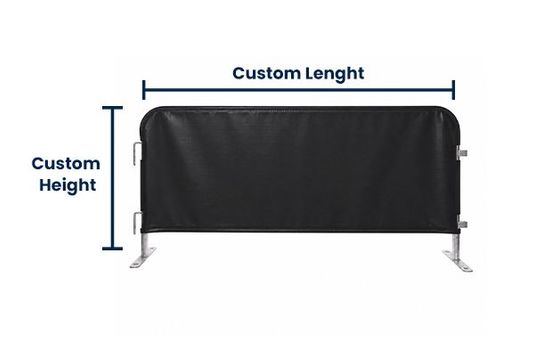 Custom-Fit Barricade Cover | Solid Colors | Vinyl 100%