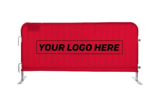 Logo Printed Barricade Cover | Vinyl 80%