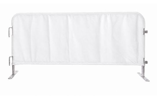 Solid Color Barricade Cover | Custom Fit | Polyester 94%