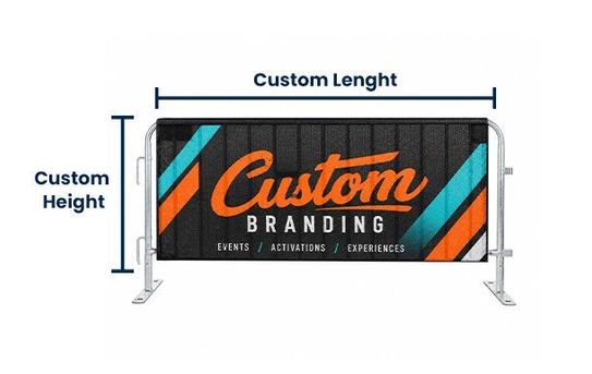 Universal Fit Barricade Cover | Polyester 60% | Custom Printed